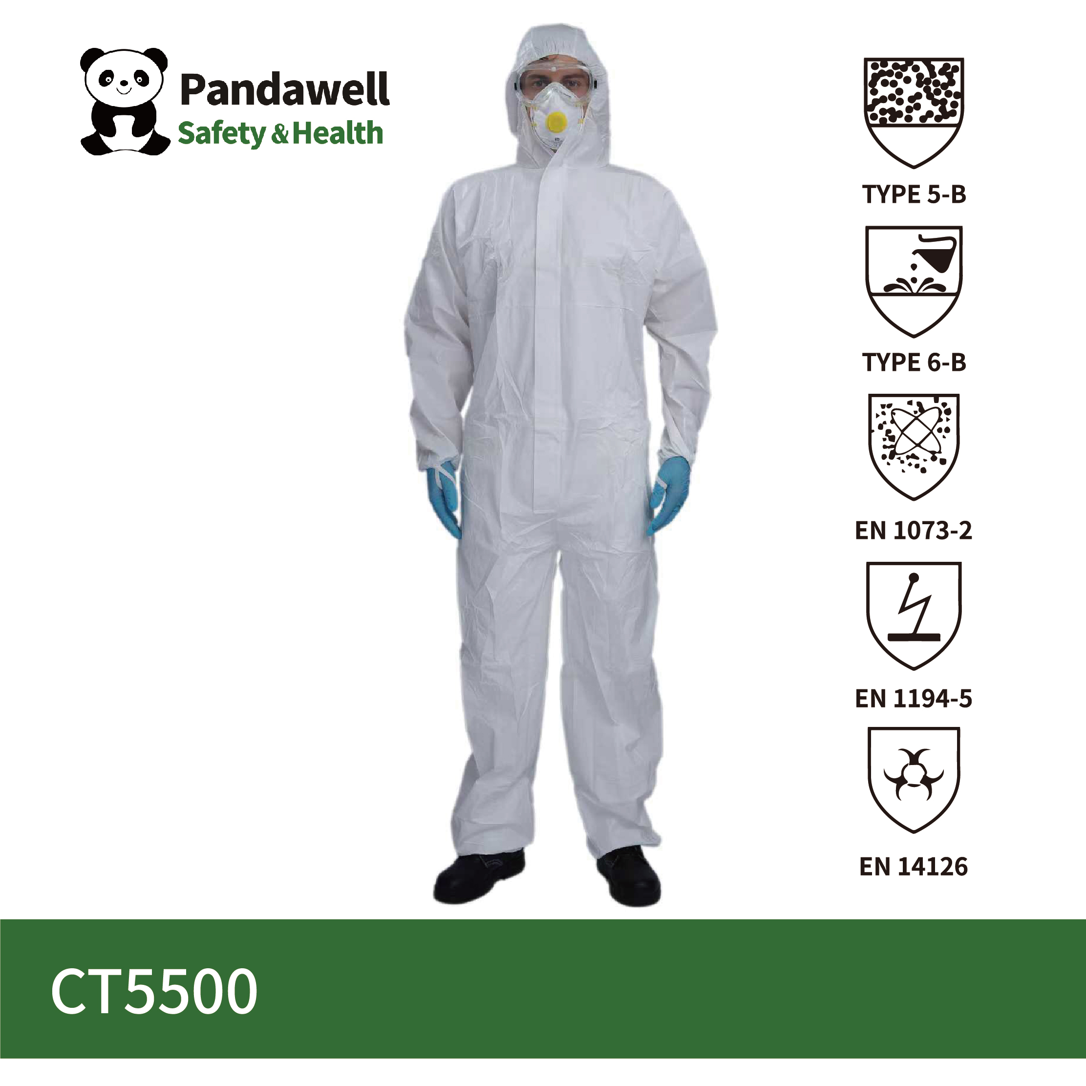 CATIII Type 5B/6B Microporous Coverall
