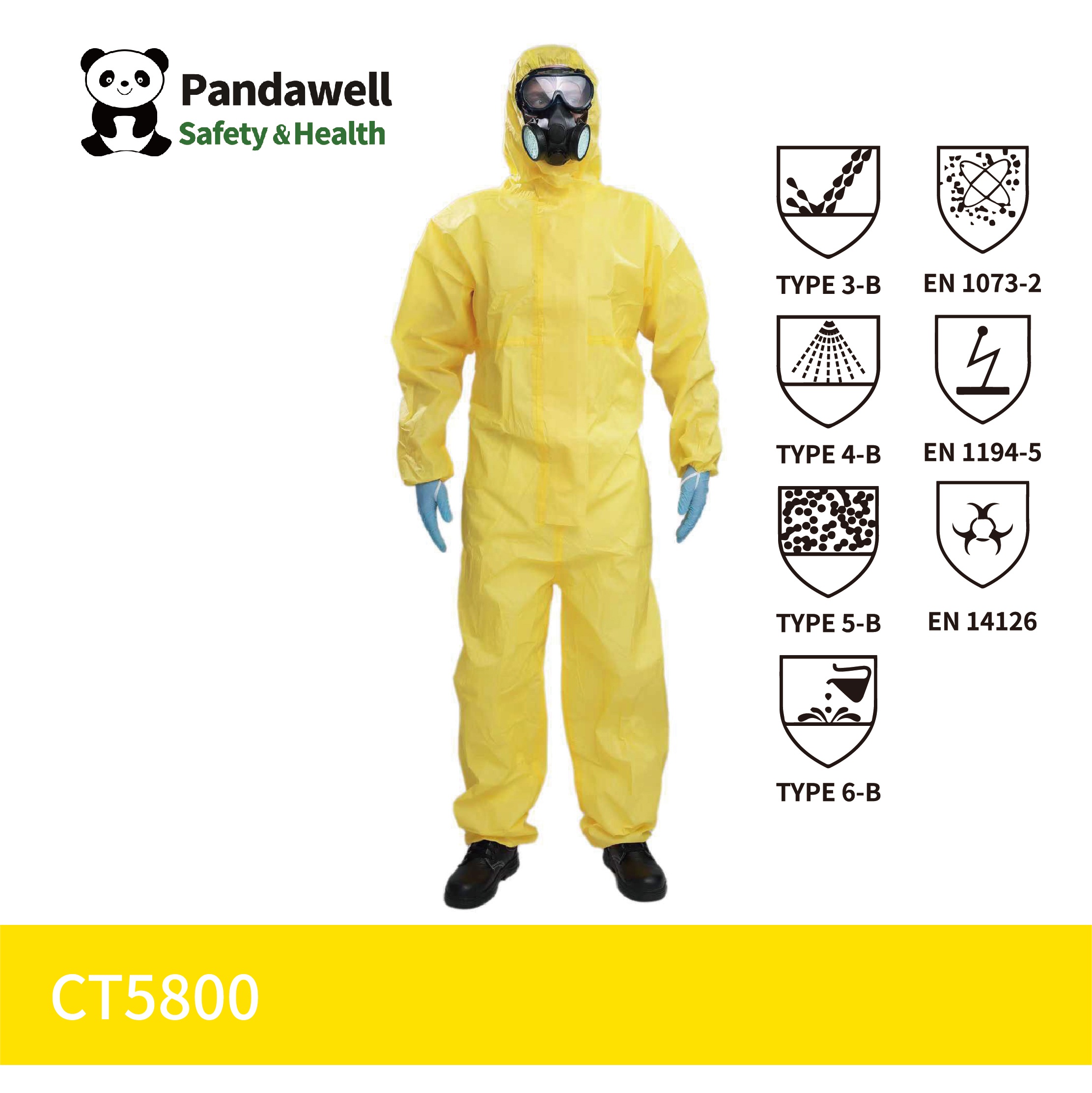 CAT III Type 3B/4B/5B/6B Coverall