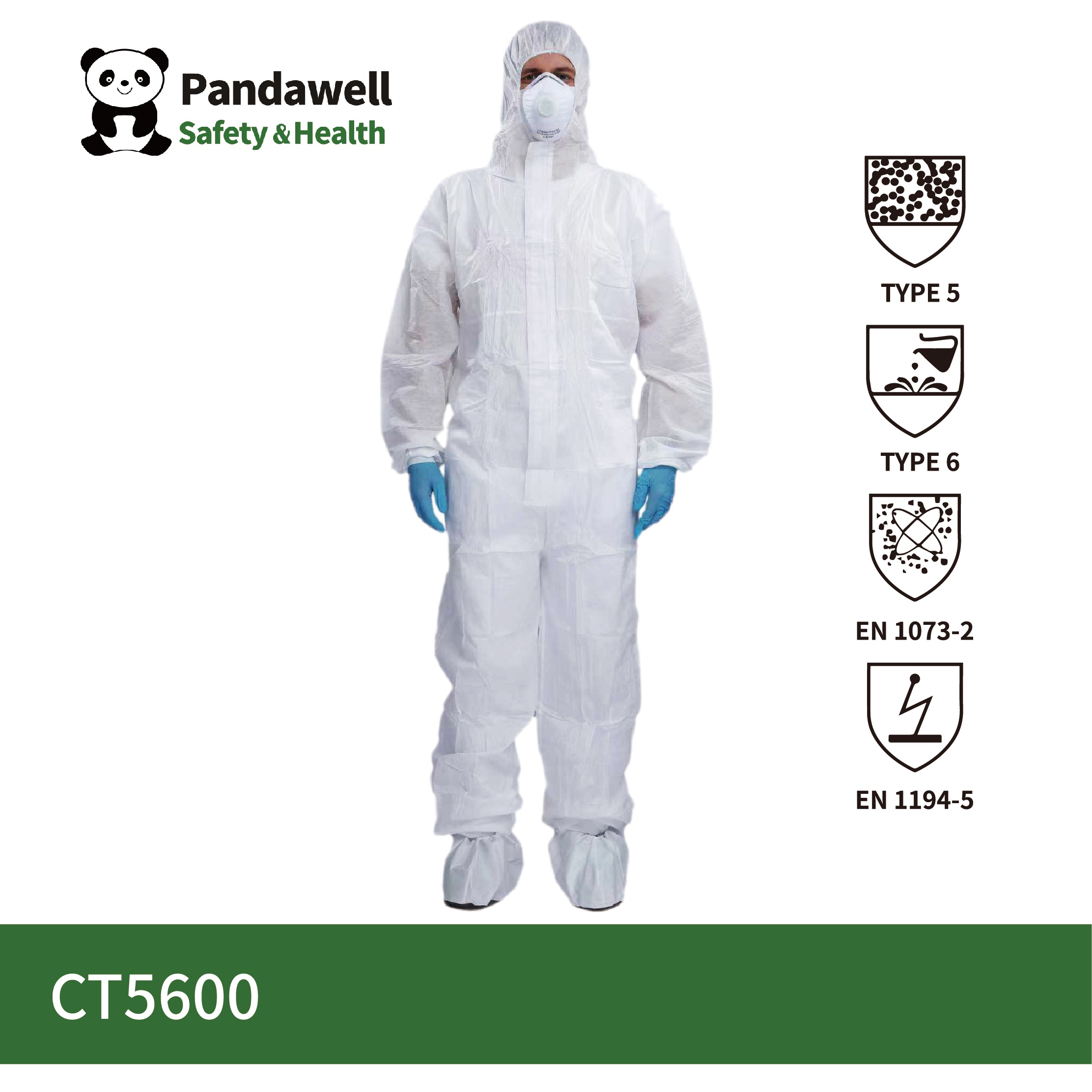 CATIII Type 5/6 SMS Coverall